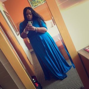 Boutique Style Plus Size Wrap Dress